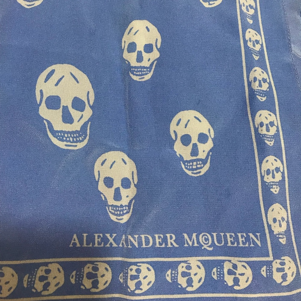 Alexander McQueen Long Skull Scarf